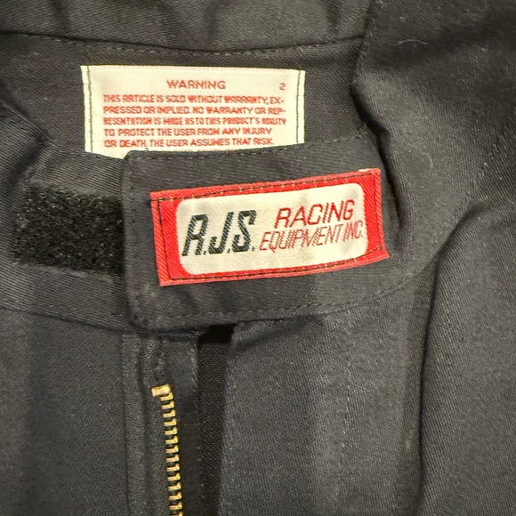 Vintage Racing Black Track Jacket - RJS Racing - Picture 3 of 5